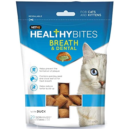 Mark+Chappell Healthy Bites Breath&Dental za mačke i mačiće 65 g