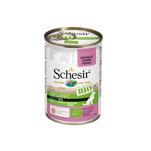 Schesir BIO Organic konzerva za pse Svinjetina 400 g