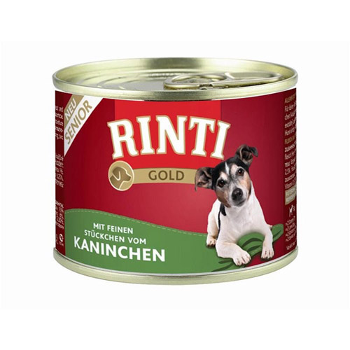 Rinti Gold Senior konzerva za pse sa Zečetinom 185 g