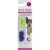 Kitty Caps navlake za nokte za mačke Zelene i Tamno Plave 