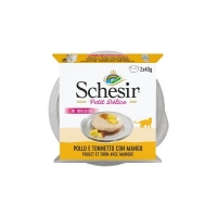 Shesir Cat Mousse Petit Delice Piletina, Tunjevina i Mango 2x40g