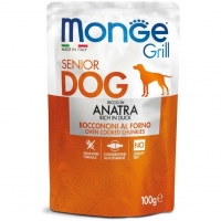 Monge Grill Senior sos bez žitarica za starije pse Pačetina 100 g