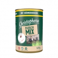 Christopherus Meat Mix konzerva za pse Pileća srca 400 g