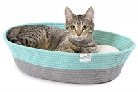 Pawise Woven pletena ležaljka za mačke 45x30x13 cm