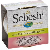 Schesir konzerva za mačke Piletina i Gambori brodet 70 g