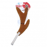 Natura Natural Rubber Horn Dog Chew Toy 27 cm