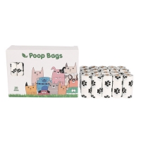 Poop Bags kesice za izmet Bele 20 rolni, 300 kesica