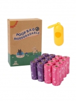 Poop Bags BIODEGRADABLE kesice za izmet sa dispanzerom Jagoda 20 rolni, 300 kesica