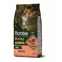 Monge Cat BWild Grain Free Adult Losos i Grašak 1,5 kg