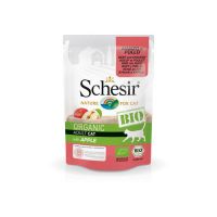 Schesir Bio preliv za mačke Govedina, Piletina, Jabuka 85 g
