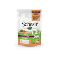 Schesir Bio preliv za sterilisane mačke Govedina, Piletina, Šargarepa  85 g