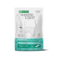 Natures Protection Superior Care Adult Cat Kitten Imune System Support Tuna and Sea Bass 70g