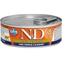 N&D Pumpkin konzerva za mačke Jagnjetina, Borovnica i Bundeva 80 g