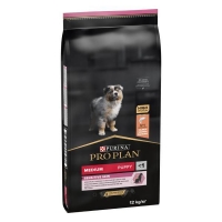 Purina Pro Plan OptiDerma Puppy Medium Sensitive Skin Losos 12kg