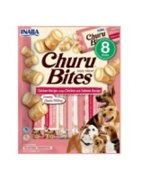 INABA Churu Bites Mini za pse - Piletina i losos 8x12g
